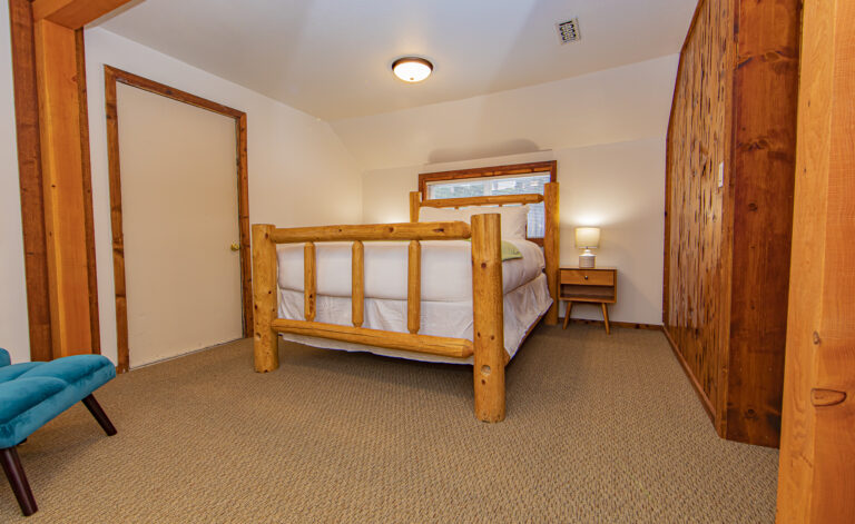 Homestead Cabin Bedroom at Cooper Spur Mountain Resort