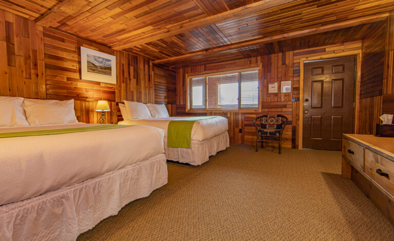 Two Queens Hotel Room at Cooper Spur Mountain Resort