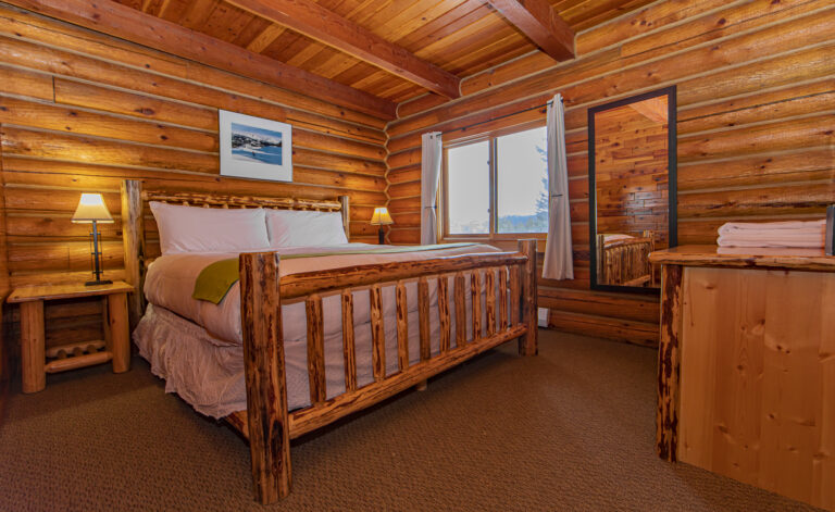 Condo & Cabin King Bedroom at Cooper Spur Mountain Resort