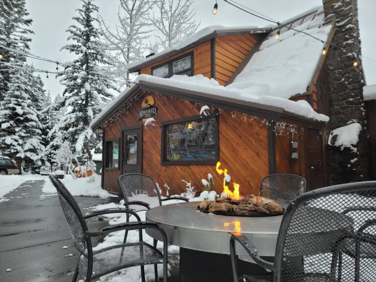 Dining at the Crooked Tree Tavern & Grill- Winter