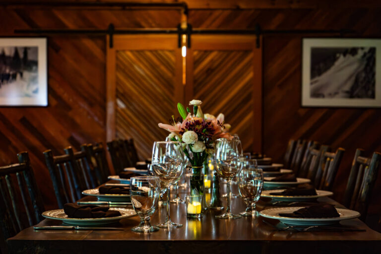 Dining Table at Crooked Tree Tavern & Grill at Cooper Spur Mountain Resort